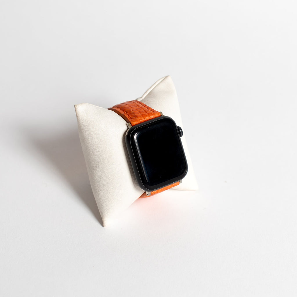 Apple Watch Band, Matte Orange Gator