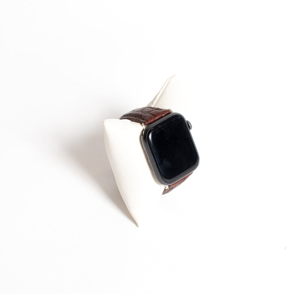 Apple Watch Band, Medium Brown Matte Alligator