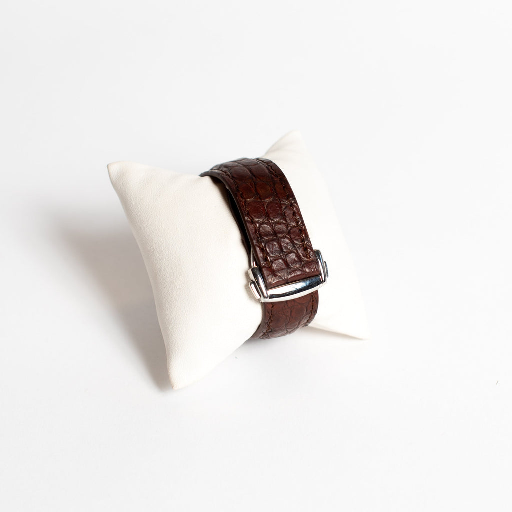 Apple Watch Band, Medium Brown Matte Alligator