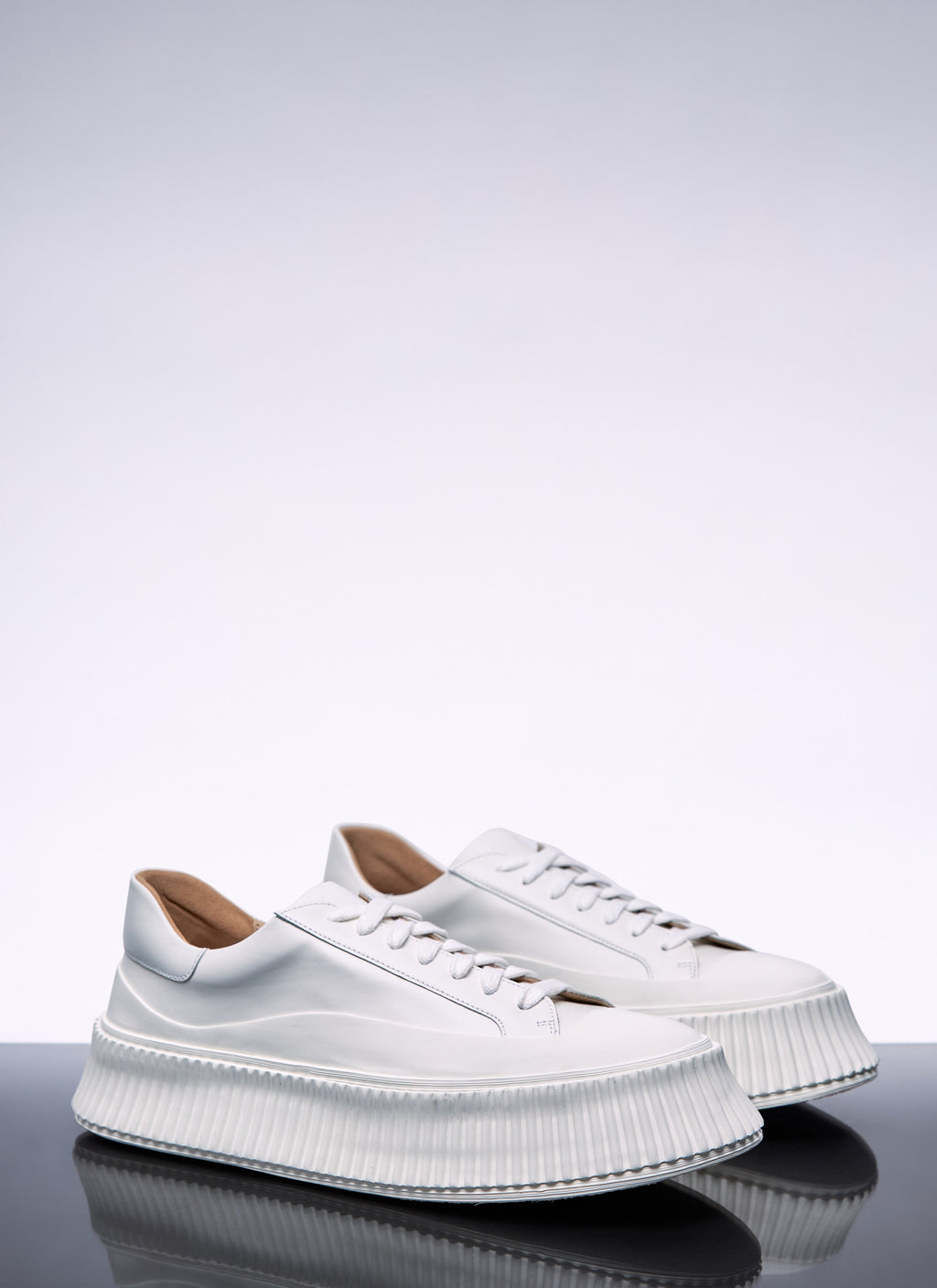 Jil Sander Women Leather Sneakers