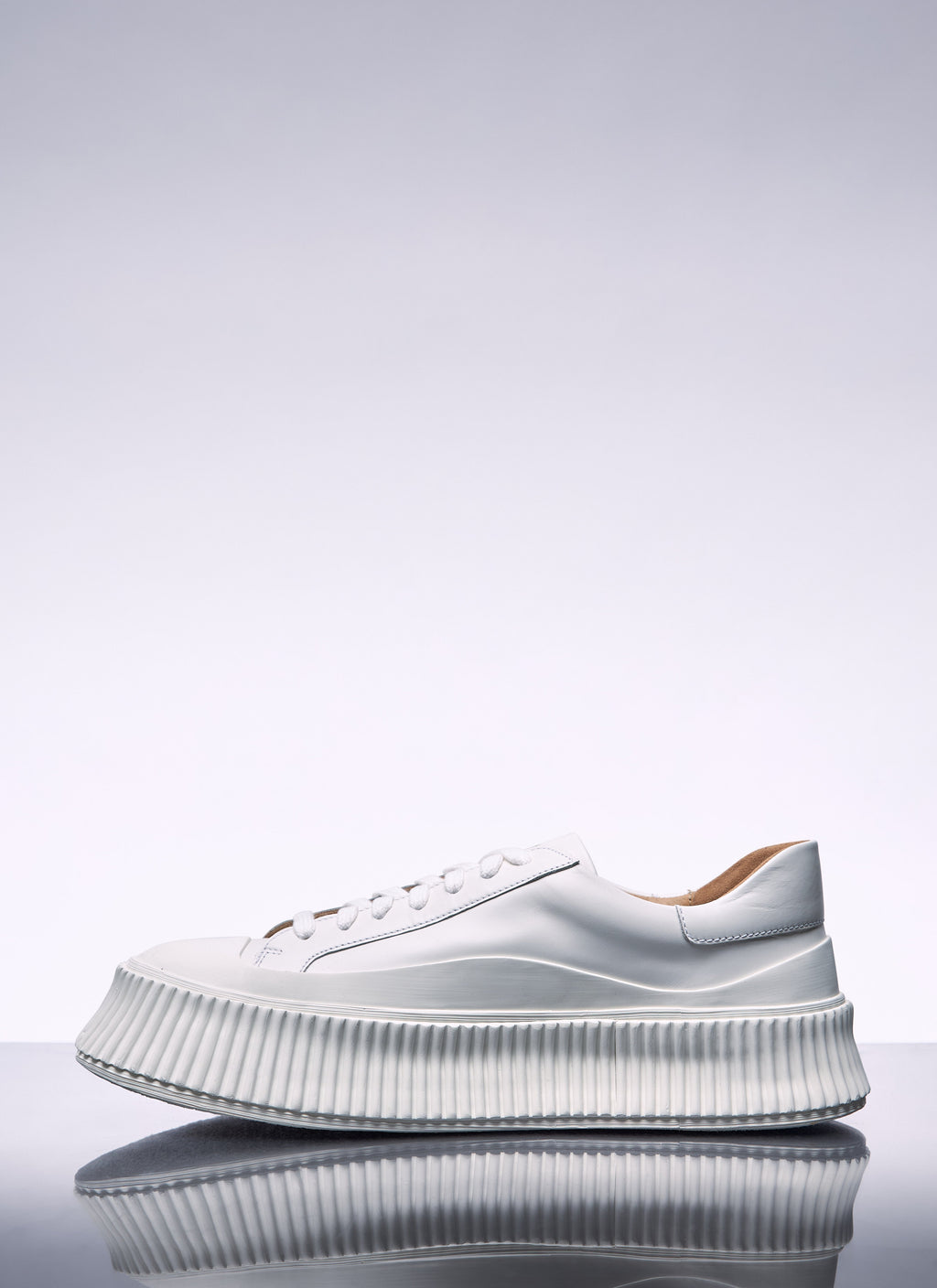 Jil Sander Women Leather Sneakers