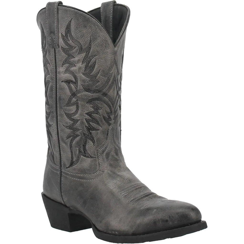 Laredo Harding - Men's Leather Cowboy Boot Grey
