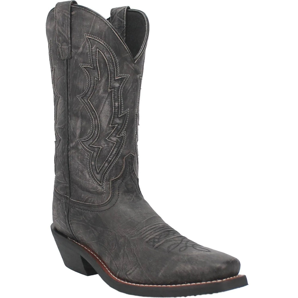 Laredo Jessco - Men's Leather Cowboy Work Boot Black