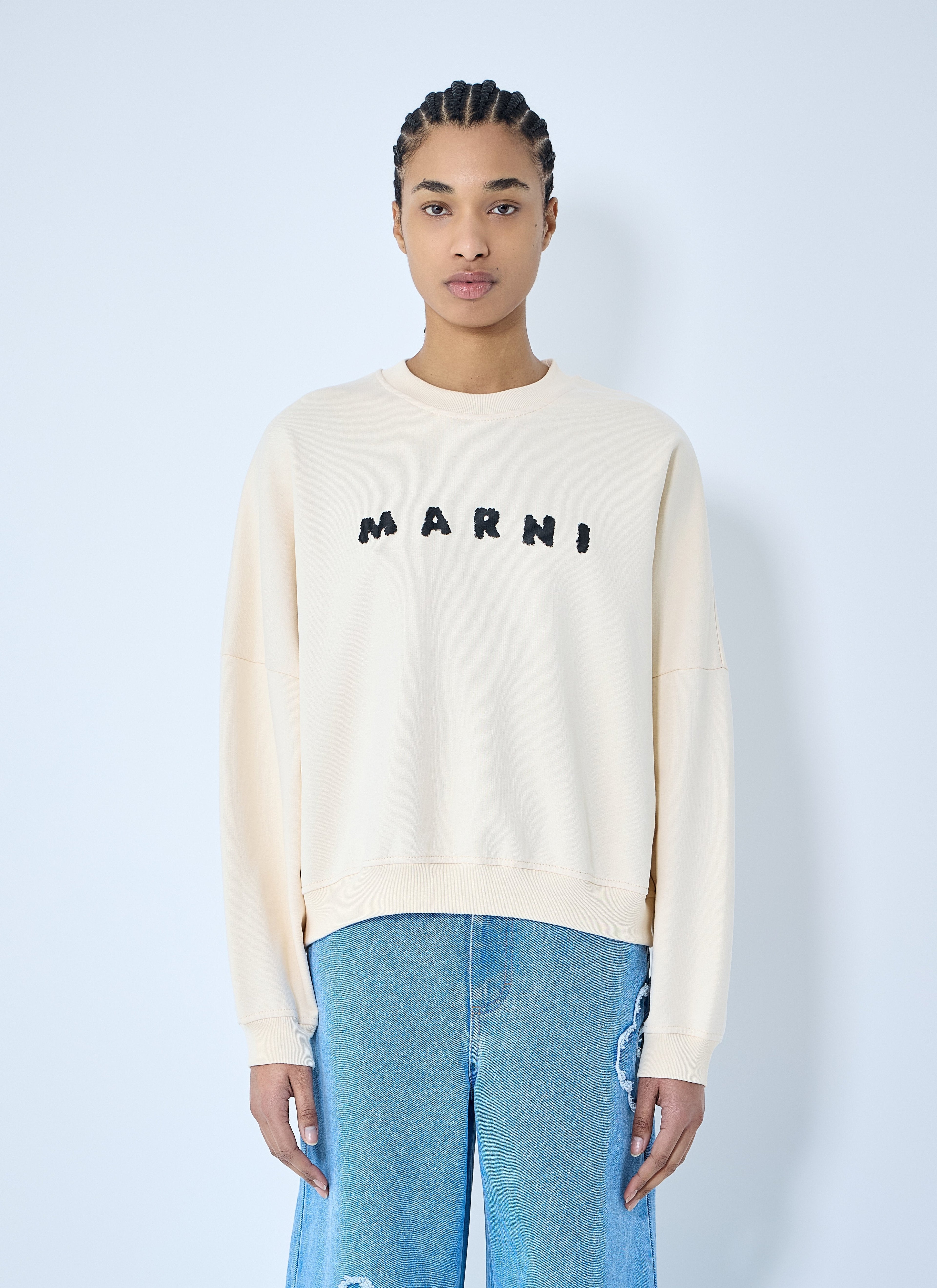 Marni Women Logo Print Sweatshirt