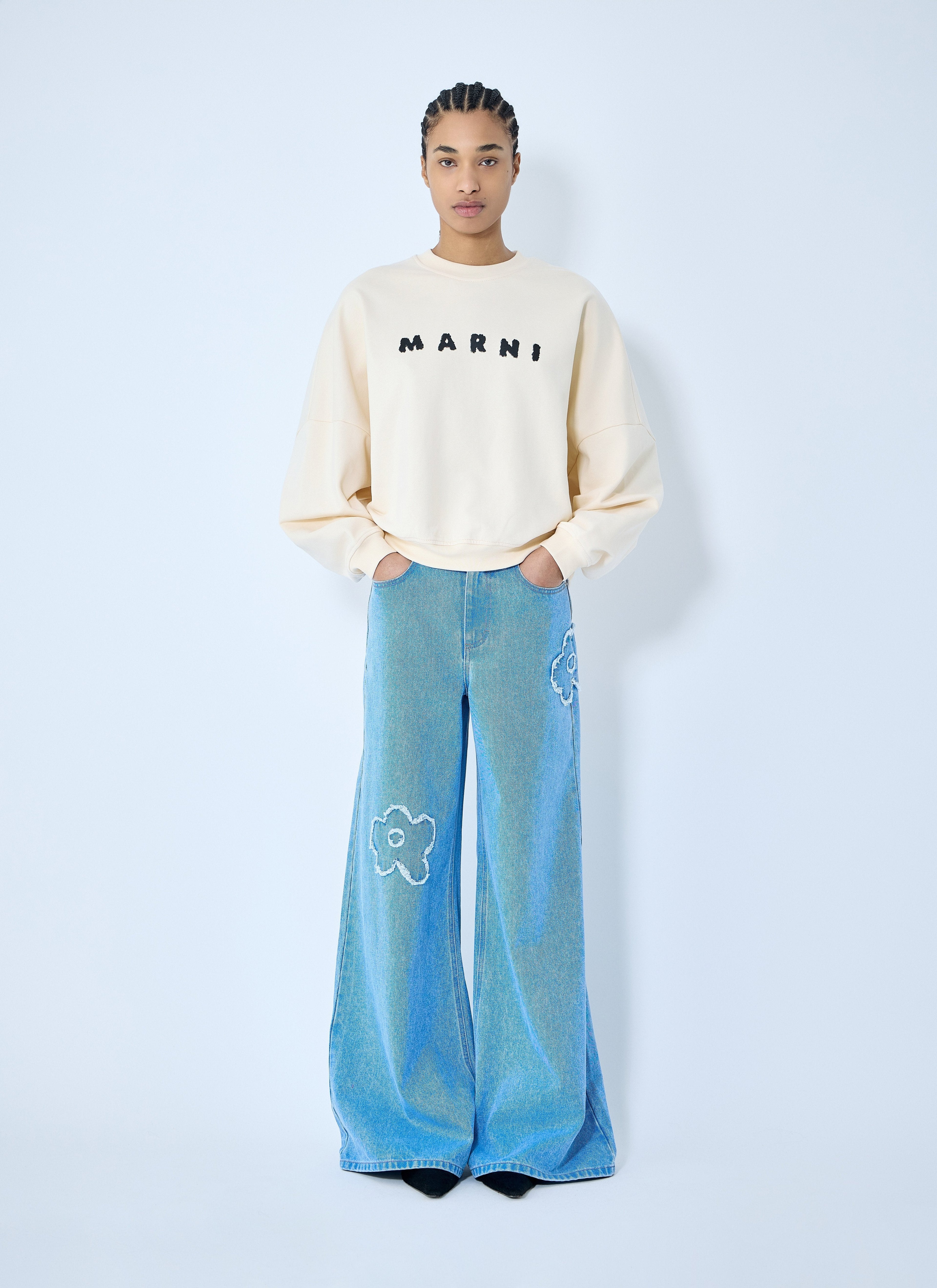 Marni Women Logo Print Sweatshirt