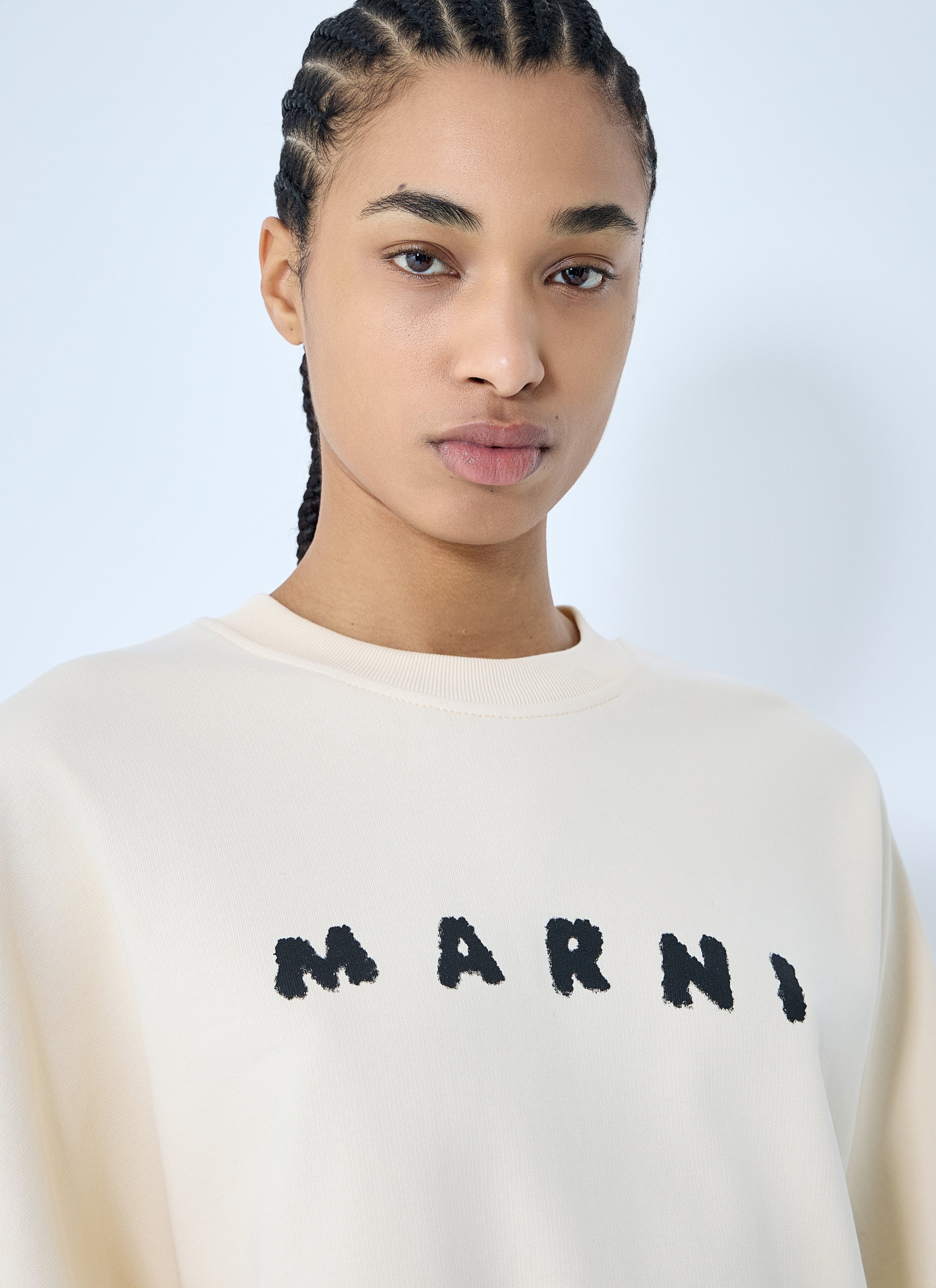 Marni Women Logo Print Sweatshirt