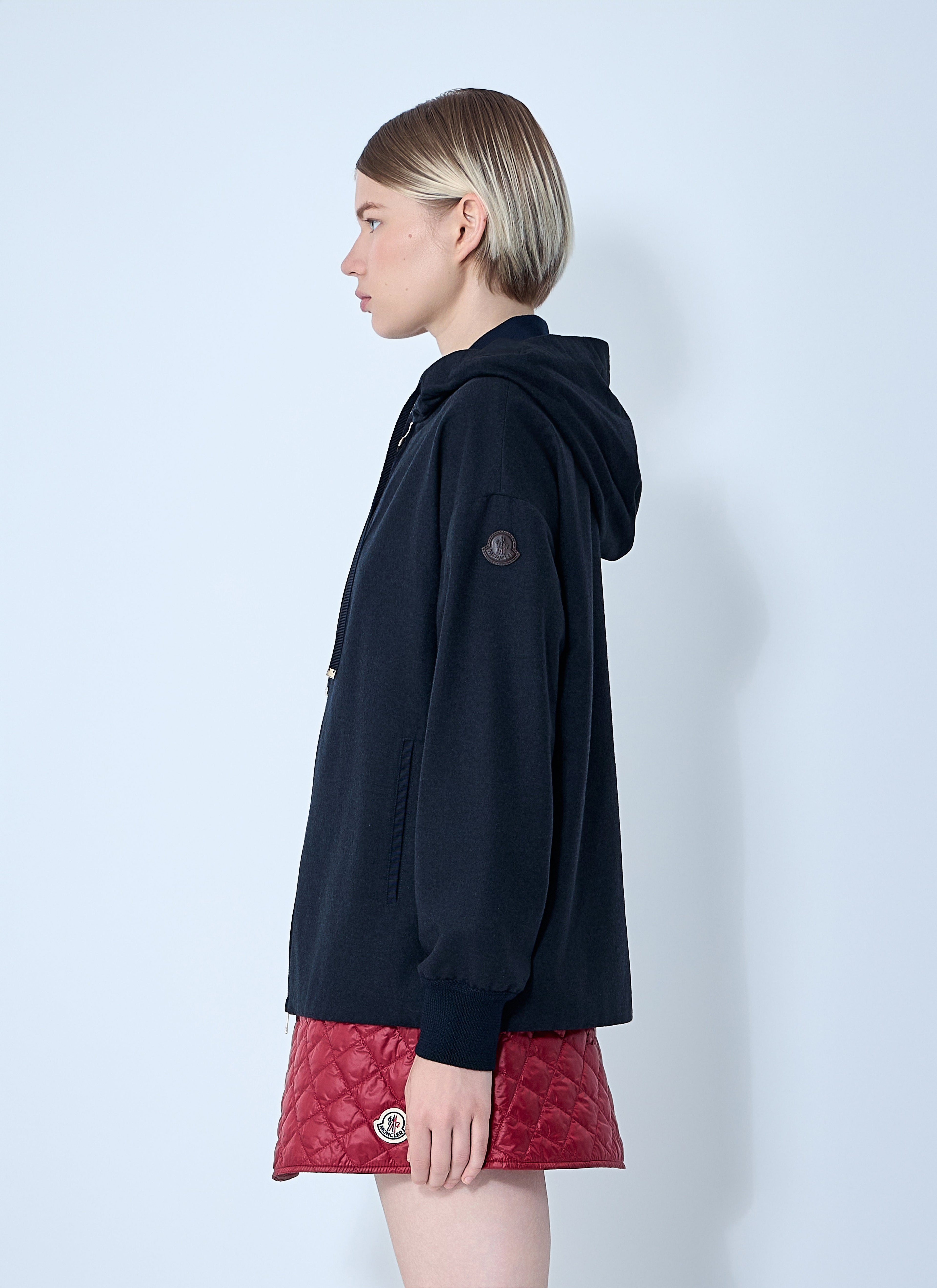 Moncler Women Wool-Blend Zip-Up Sweatshirt