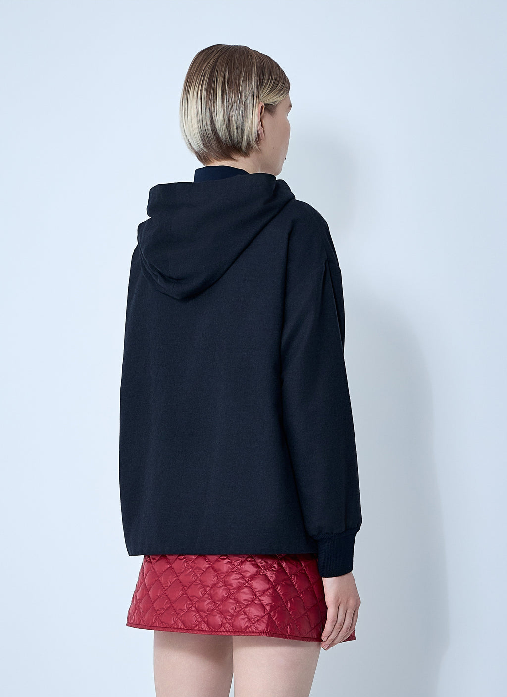 Moncler Women Wool-Blend Zip-Up Sweatshirt