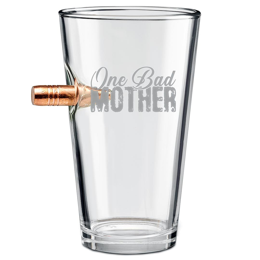 One Bad Mother Glasses .50BMG Pint Glass (16oz)