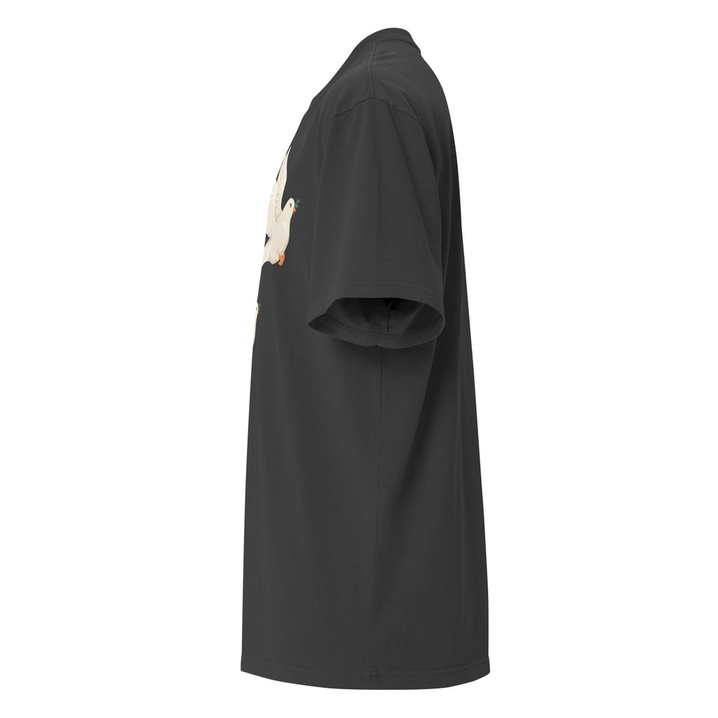 Landa Three Dove Oversized faded t-shirt