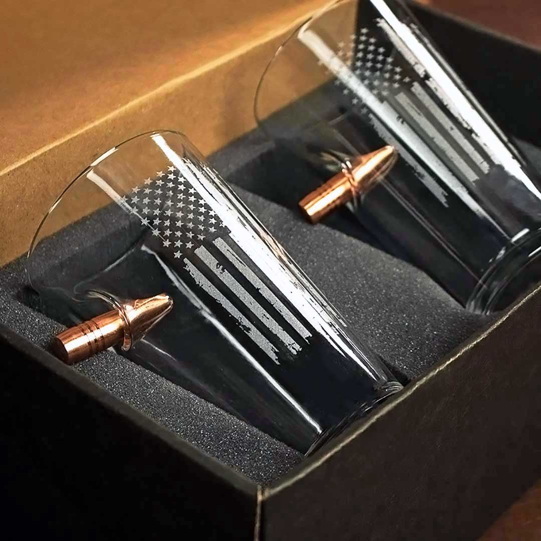 Patriotic Pint Glass - 16oz Yes