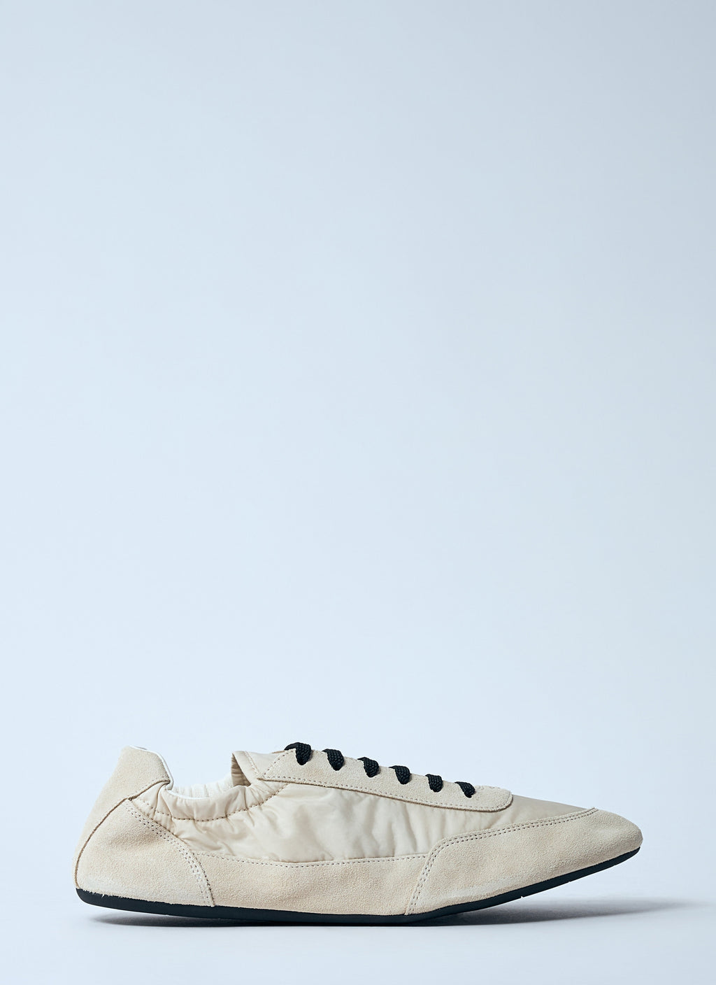 Prada Women Collapse Re-Nylon And Suede Sneakers