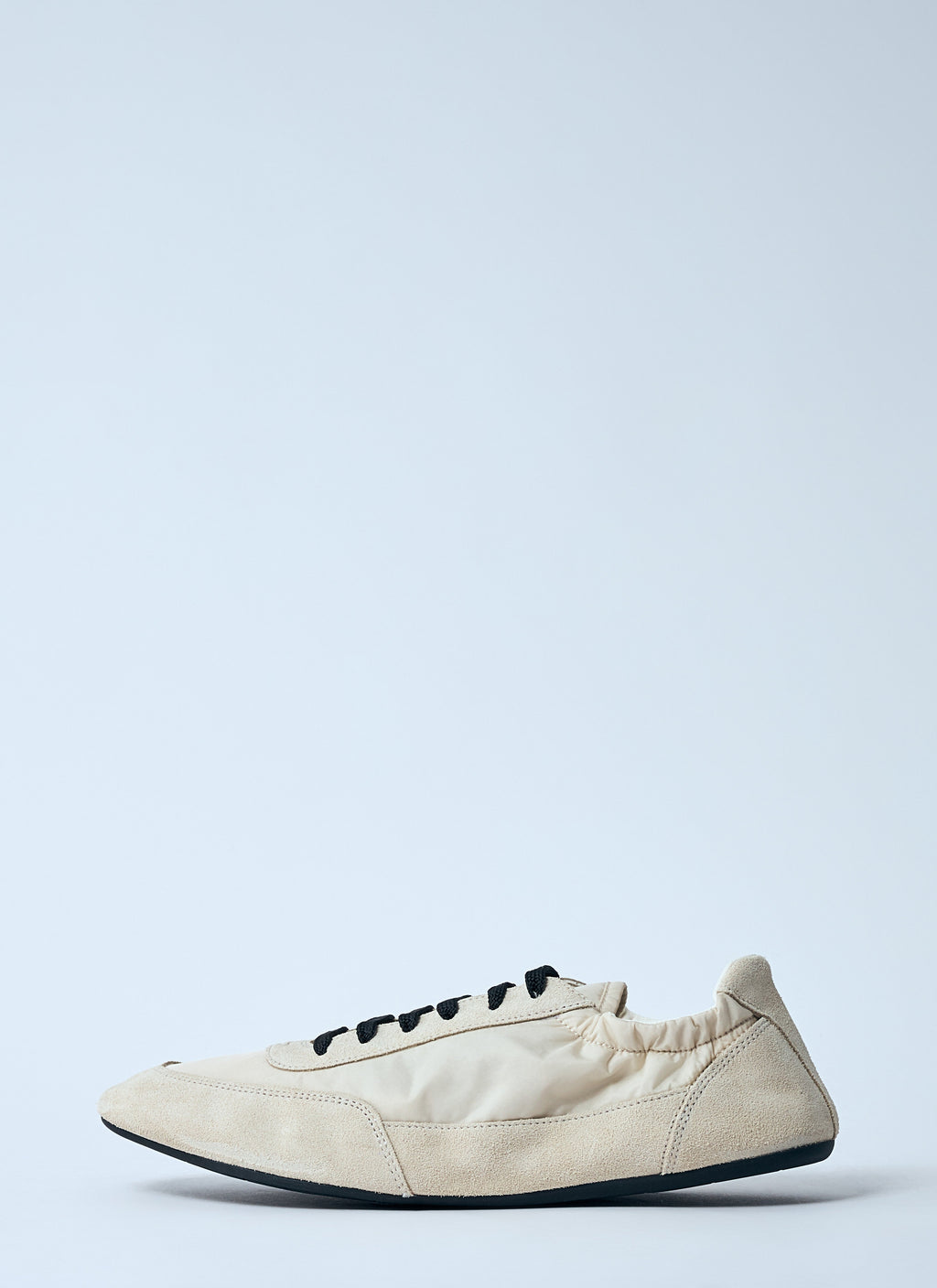 Prada Women Collapse Re-Nylon And Suede Sneakers