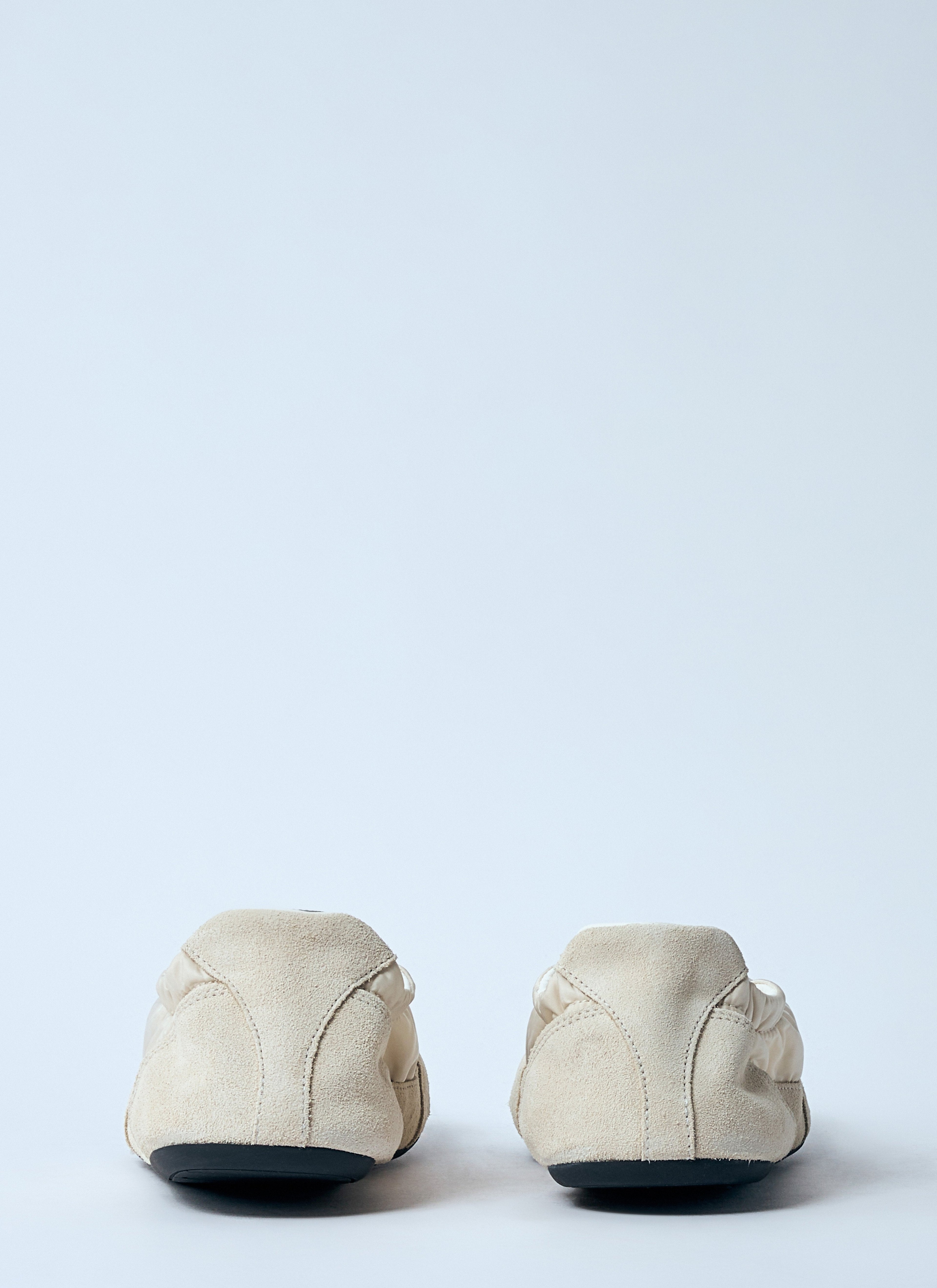 Prada Women Collapse Re-Nylon And Suede Sneakers