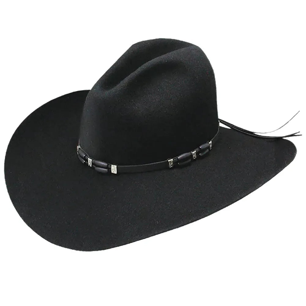 Resistol Cisco - (3X) Wool Felt Cowboy Hat Black