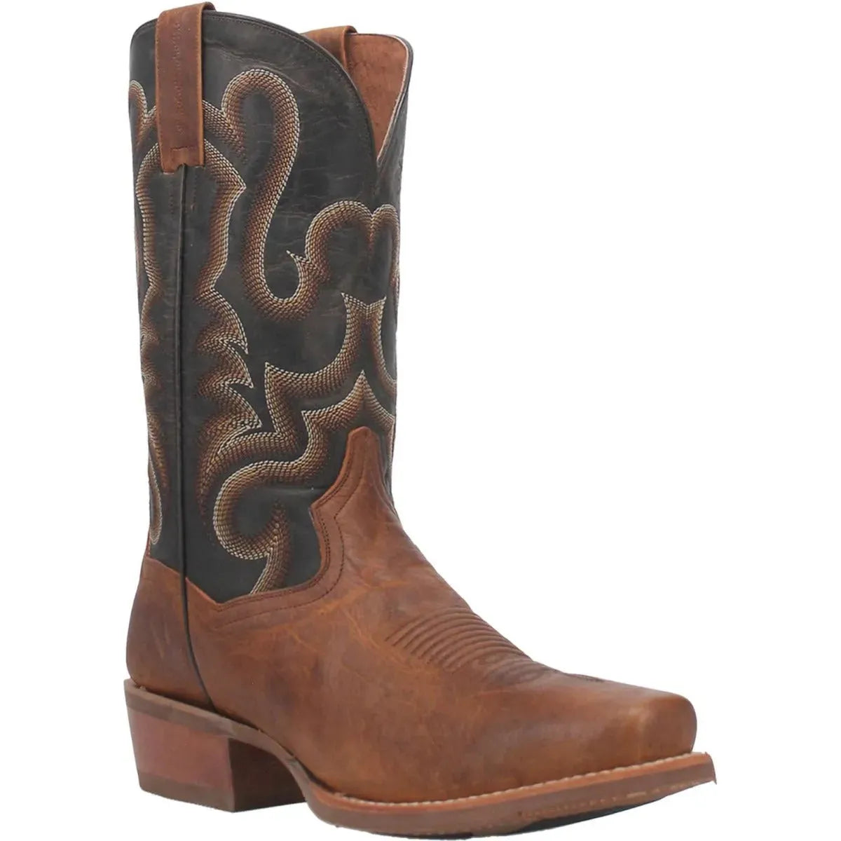 Dan Post Richland- Mens Leather Cowboy Boots Saddle Tan