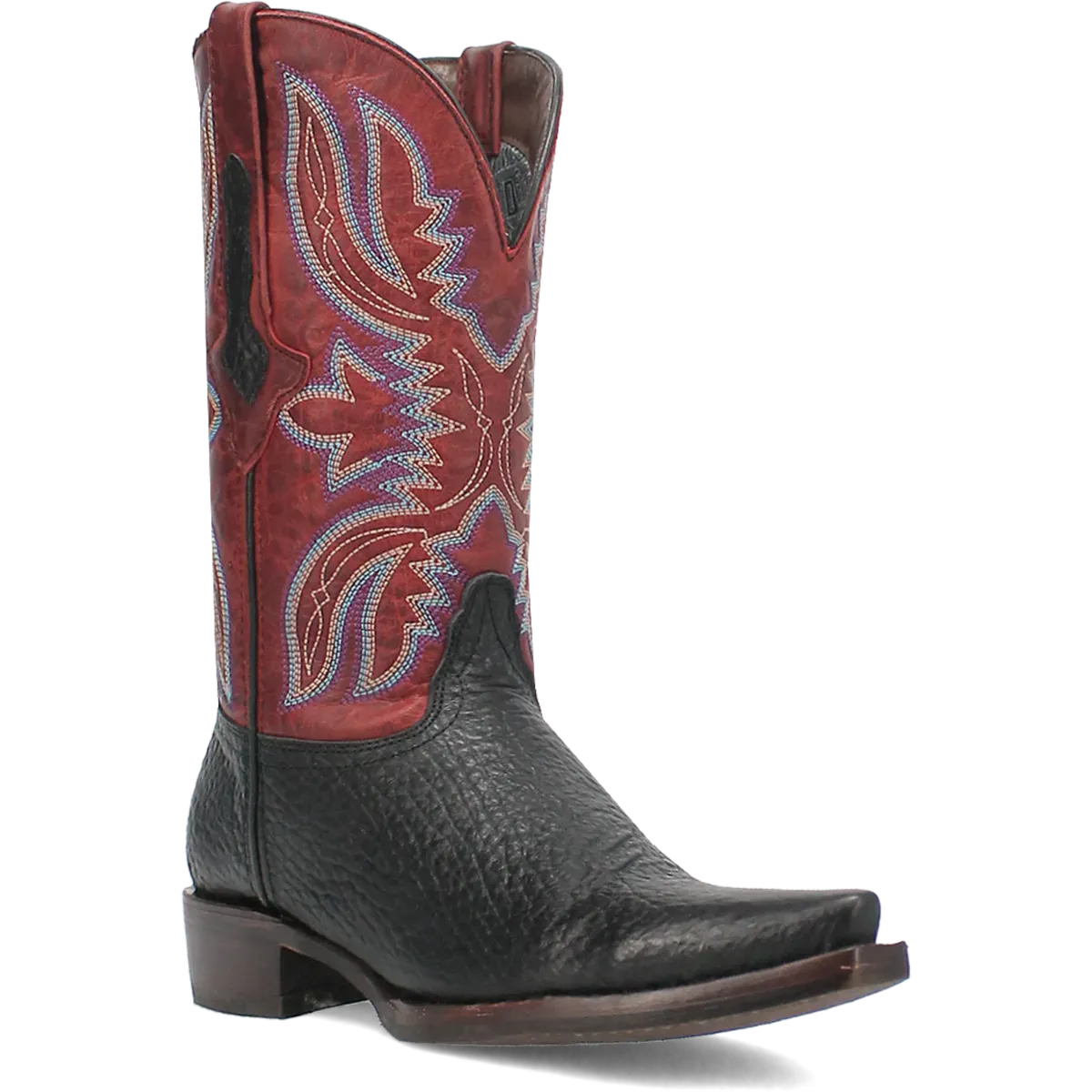 Dingo Rio Lobo - Men's Leather Cowboy Boot Burgundy Regular