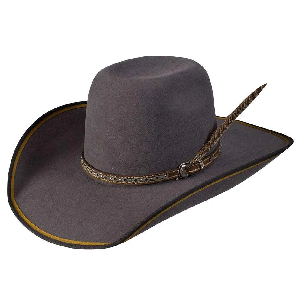 Resistol Tuff Hedeman Ranger Rider B - (3X) Wool Felt Cowboy Hat Grey