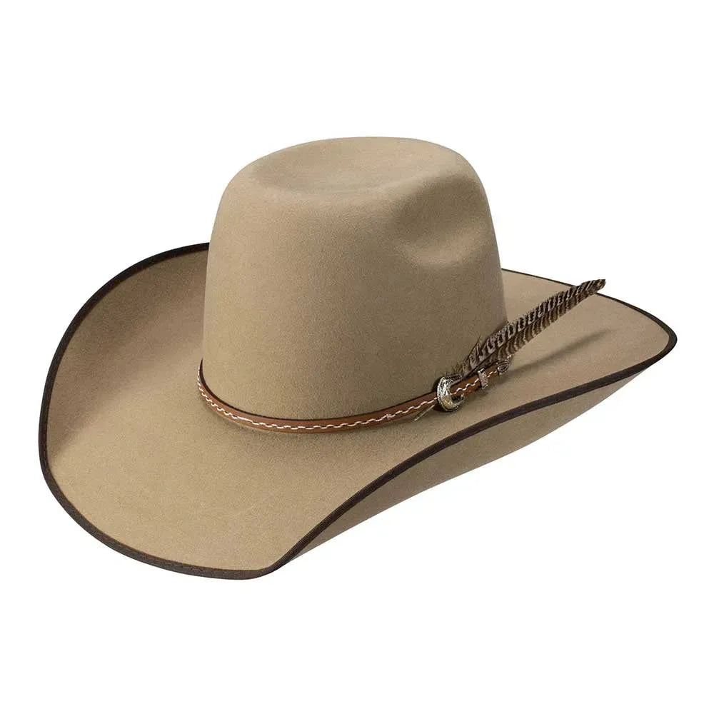 Resistol Tuff Hedeman Rockland B - (3X) Wool Felt Cowboy Hat Pecan
