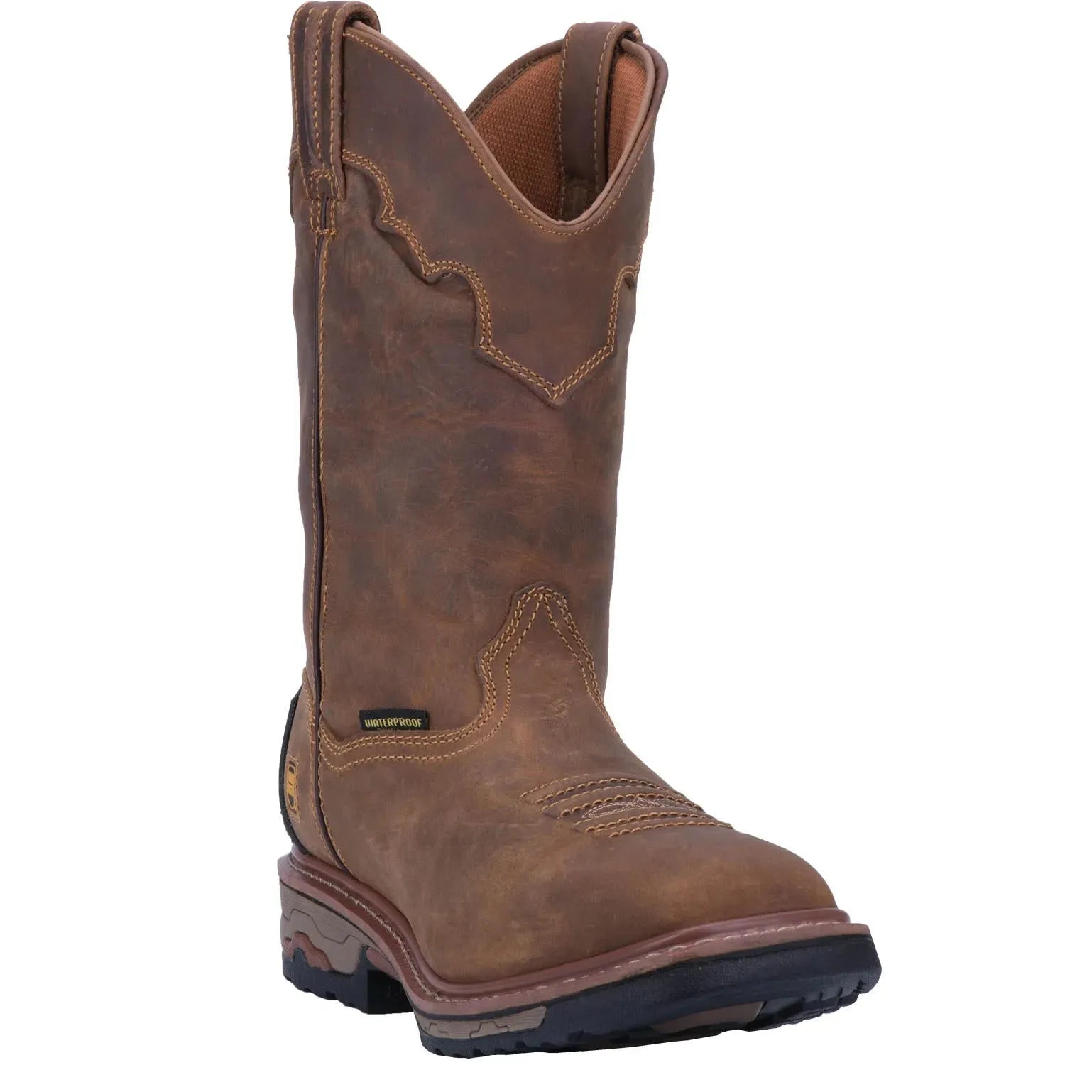 Dan Post Blayde Waterproof - Mens Cowboy Work Boot Saddle Tan