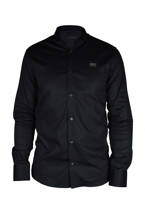 Philipp Plein Men Diamond Cut Ls Iconic Shirt