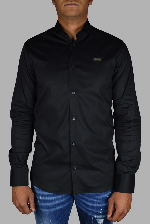 Philipp Plein Men Diamond Cut Ls Iconic Shirt