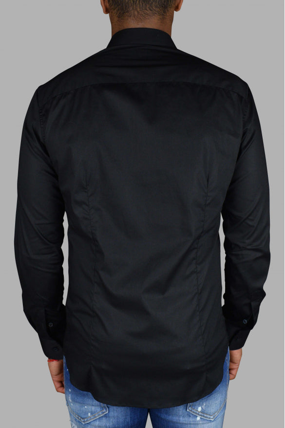 Philipp Plein Men Diamond Cut Ls Iconic Shirt