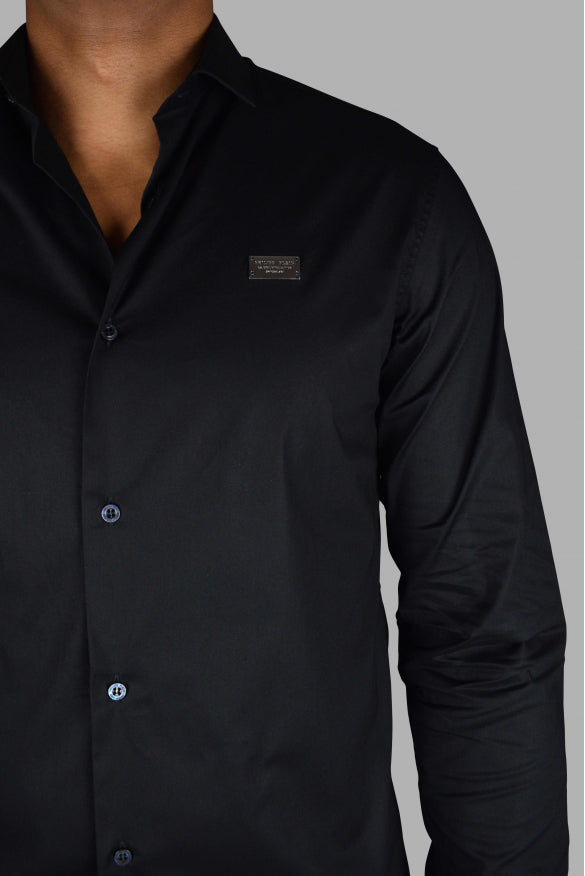 Philipp Plein Men Diamond Cut Ls Iconic Shirt