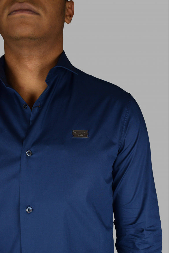 Philipp Plein Men Diamond Cut Ls Iconic Shirt