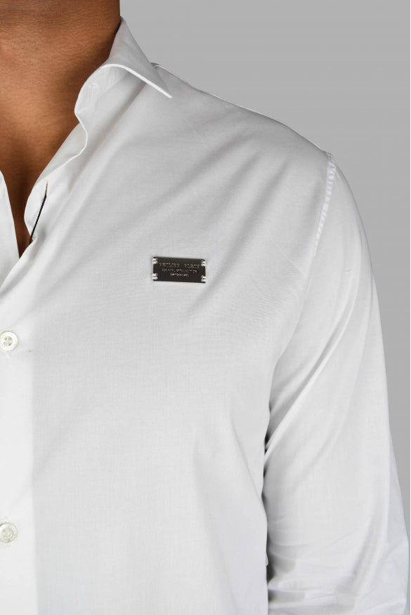 Philipp Plein Men Diamond Cut Ls Iconic Shirt