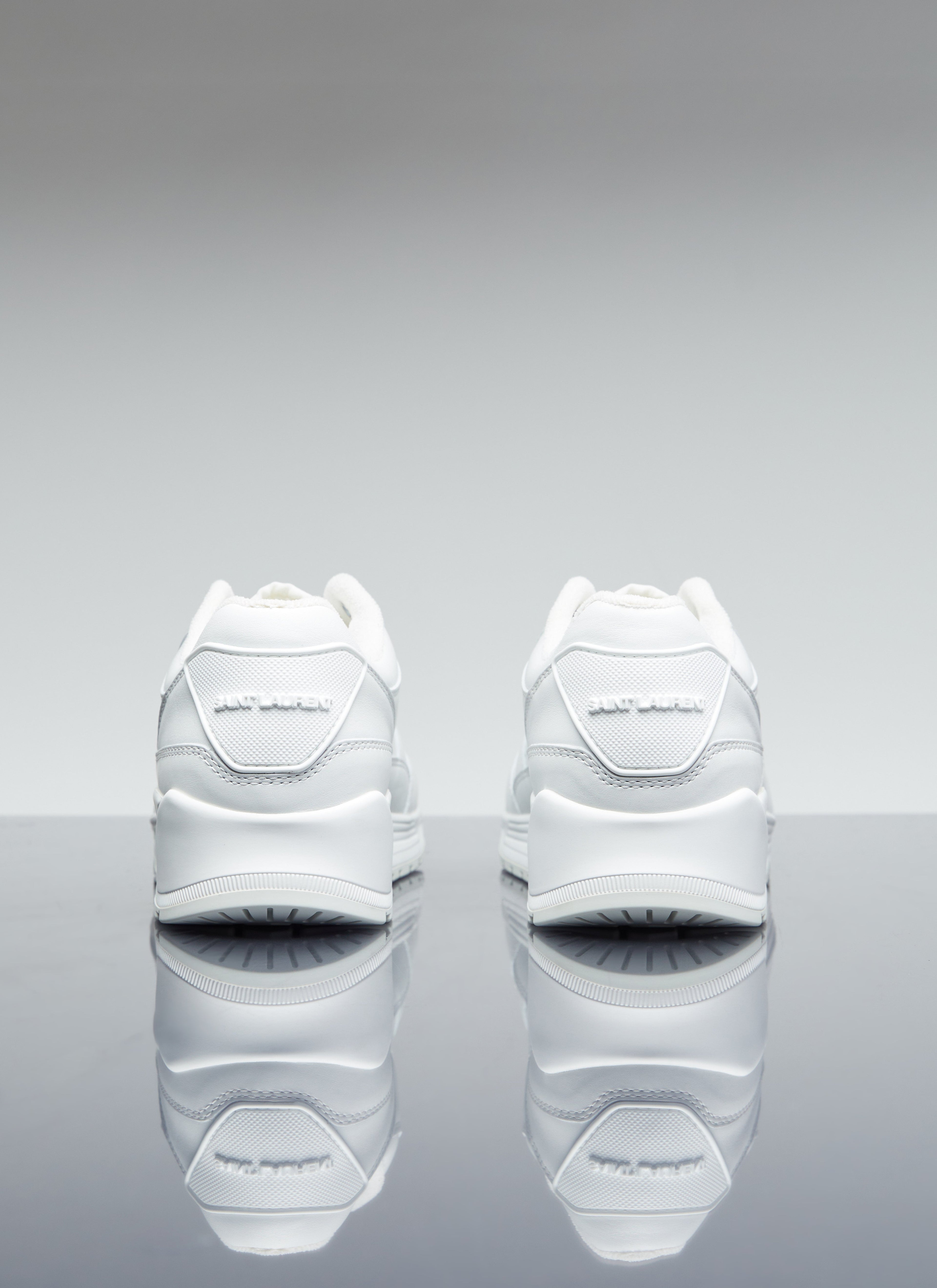 Saint Laurent Men Bump Leather Sneakers