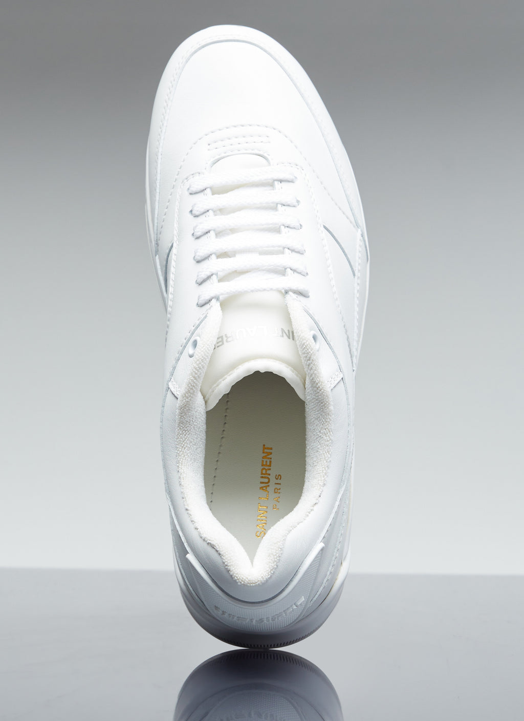 Saint Laurent Men Bump Leather Sneakers