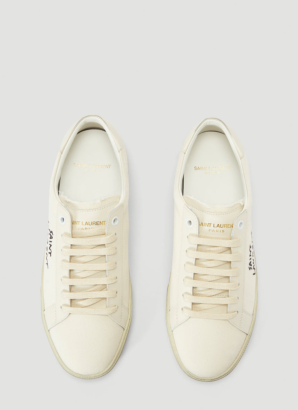 Saint Laurent Women Court Classic Logo Sneakers