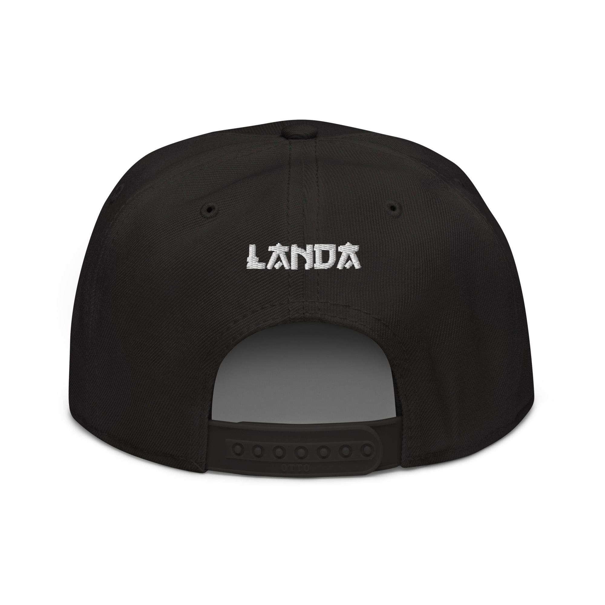 Landa Dove Logo Black Snapback Hat