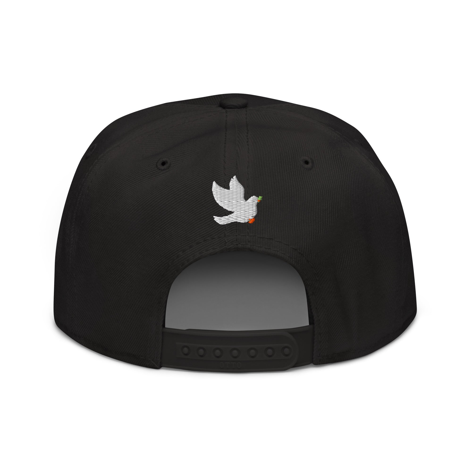 Landa Letter Logo Black Snapback Hat