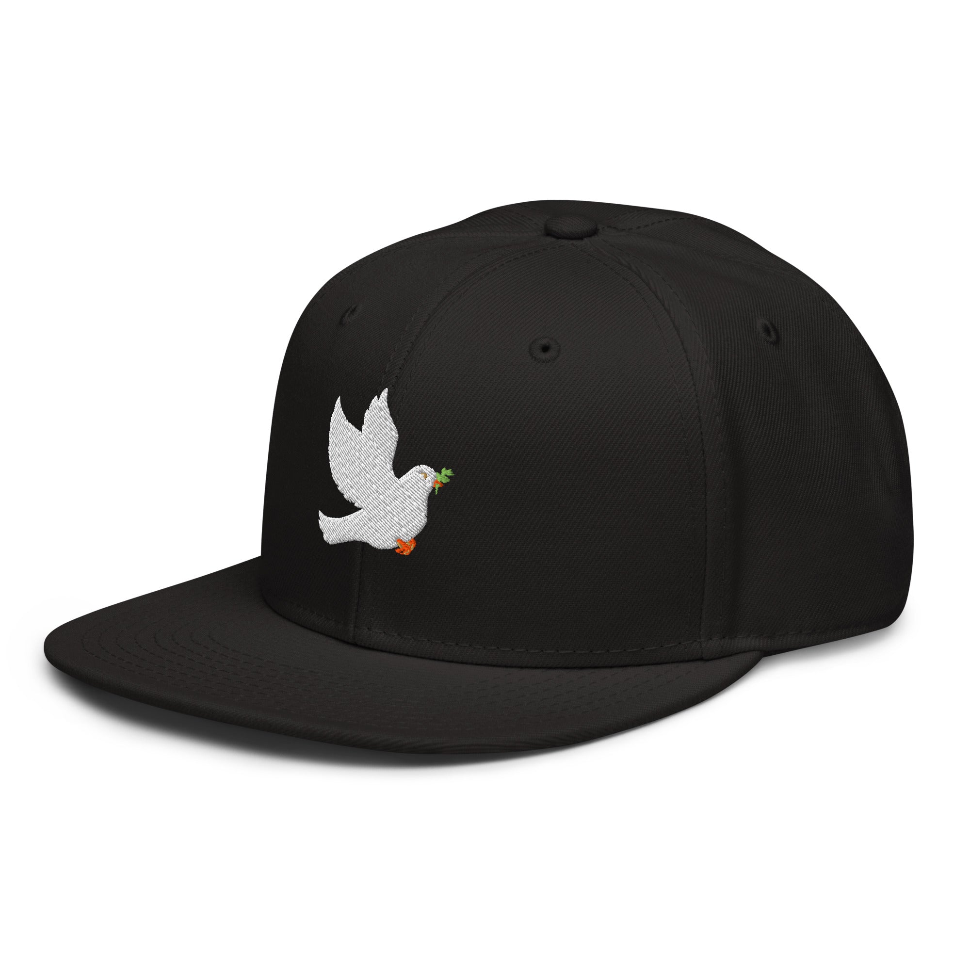 Landa Dove Logo Black Snapback Hat