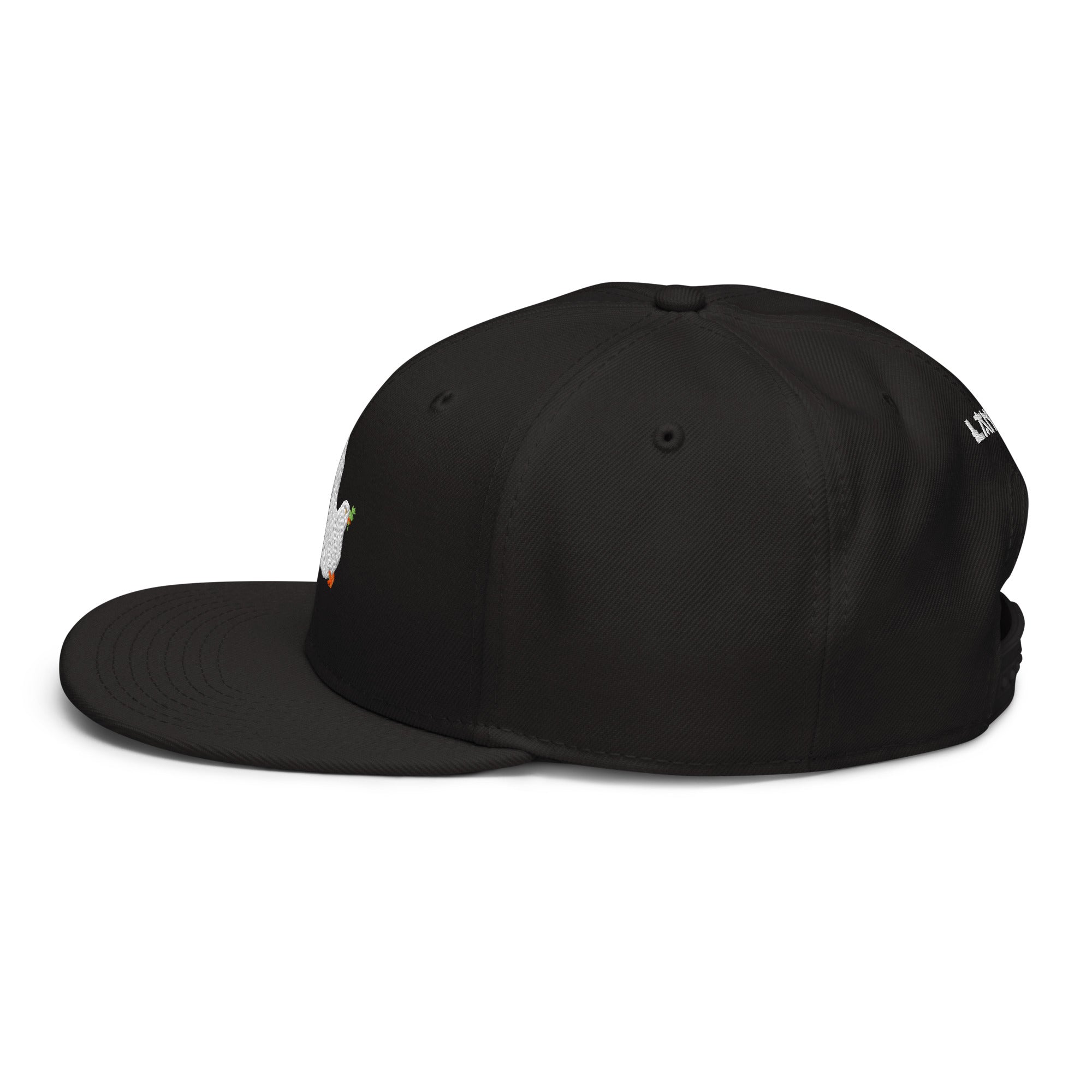 Landa Dove Logo Black Snapback Hat