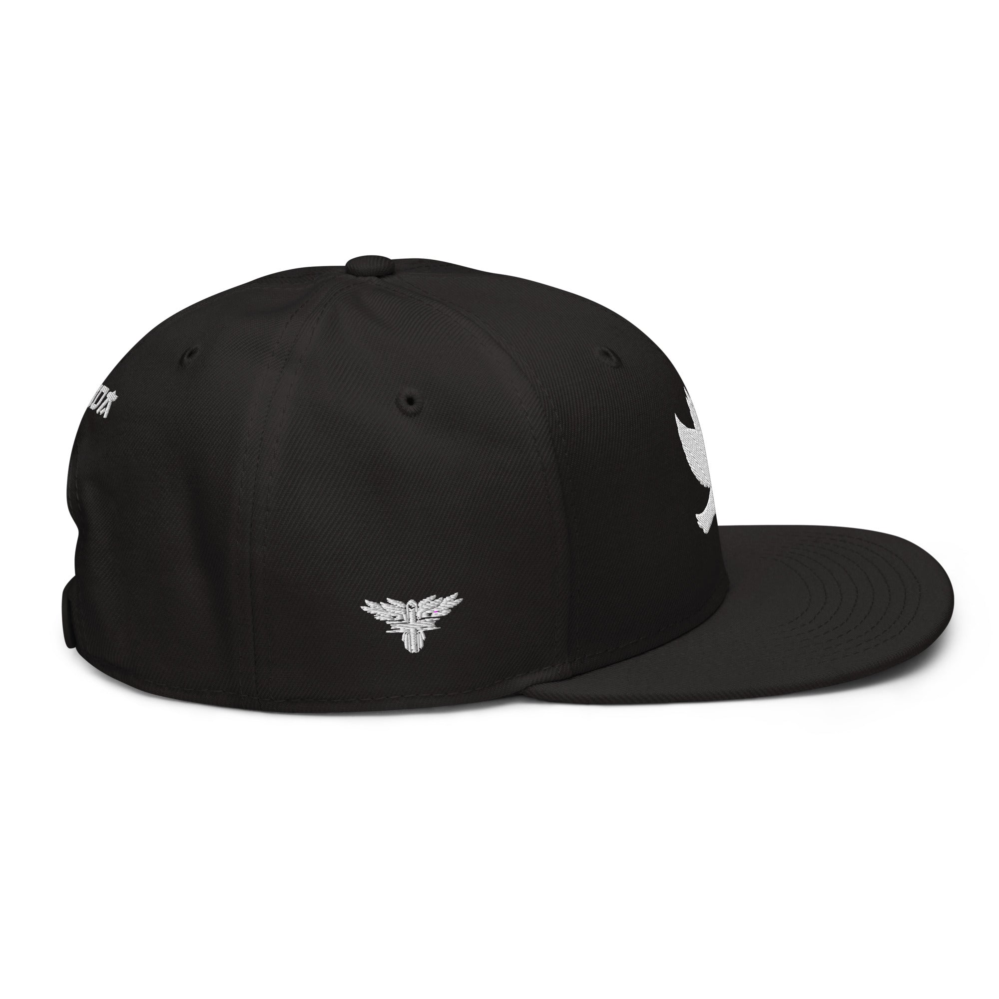Landa Dove Logo Black Snapback Hat