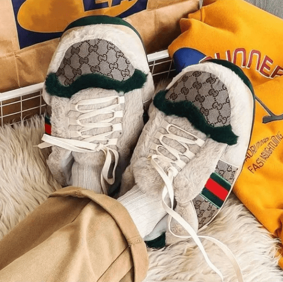 Sneaker Slippers gucci inspired unisex for adults&kids