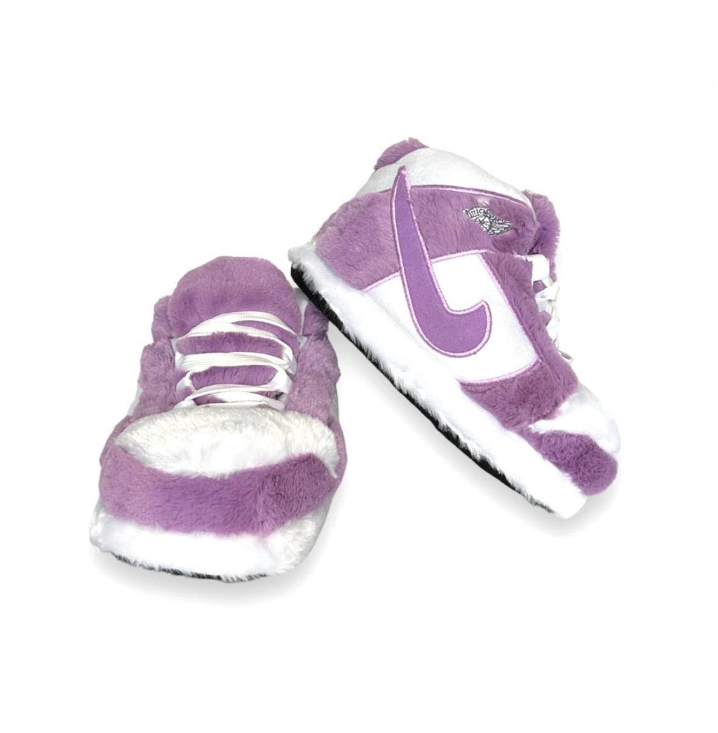Sneaker Slippers Purple jordan 1 unisex for adults&kids