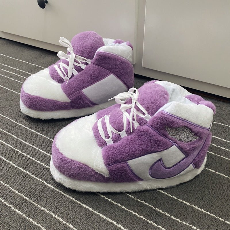 Sneaker Slippers Purple jordan 1 unisex for adults&kids