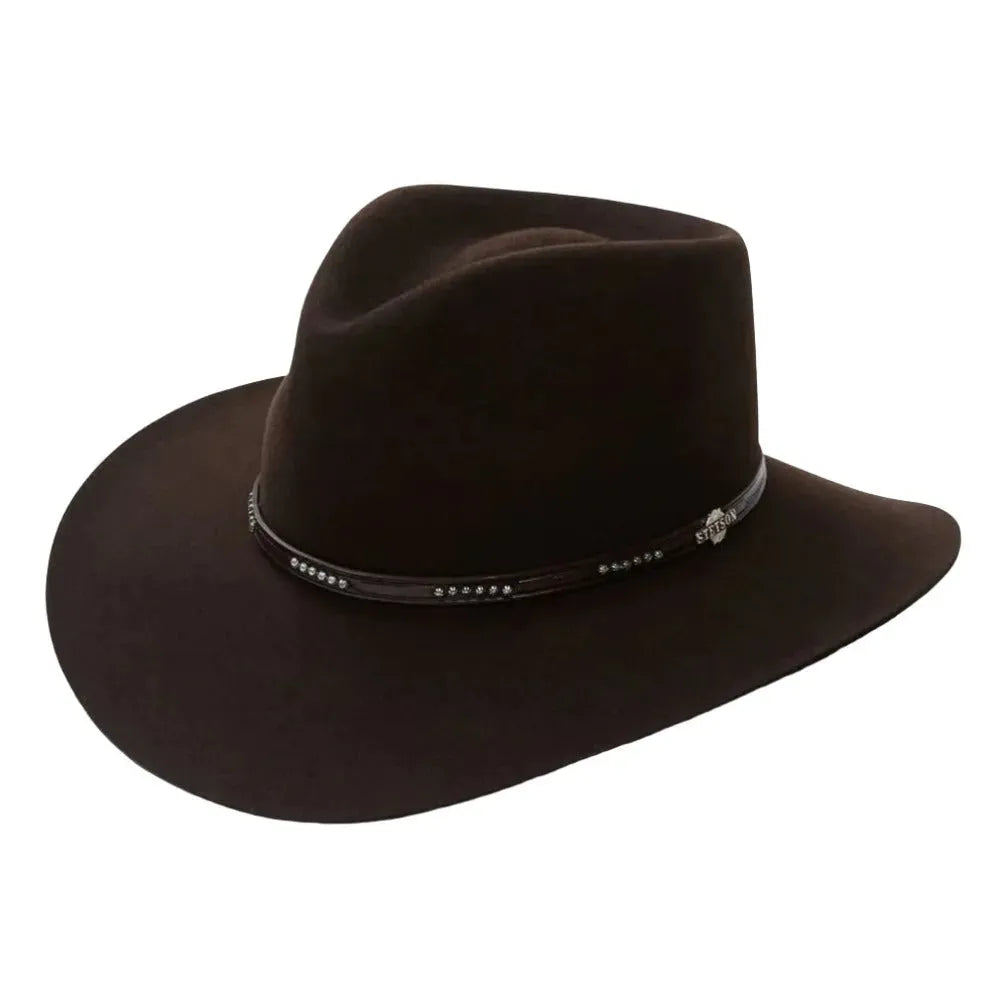 Stetson Llano 16 - (4X) Wool Felt Cowboy Hat Chocolate