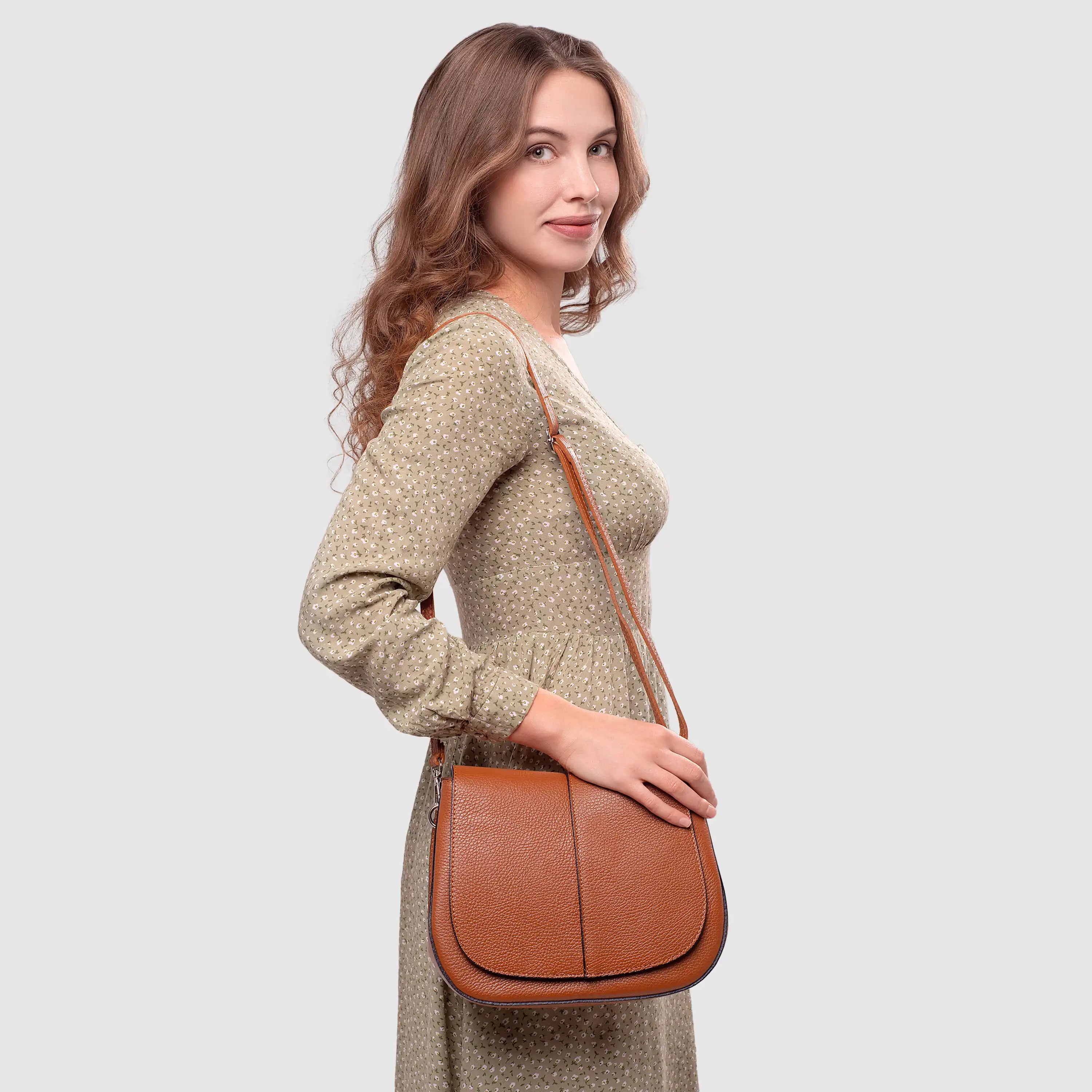 Calf Leather Shoulder Bag 132610