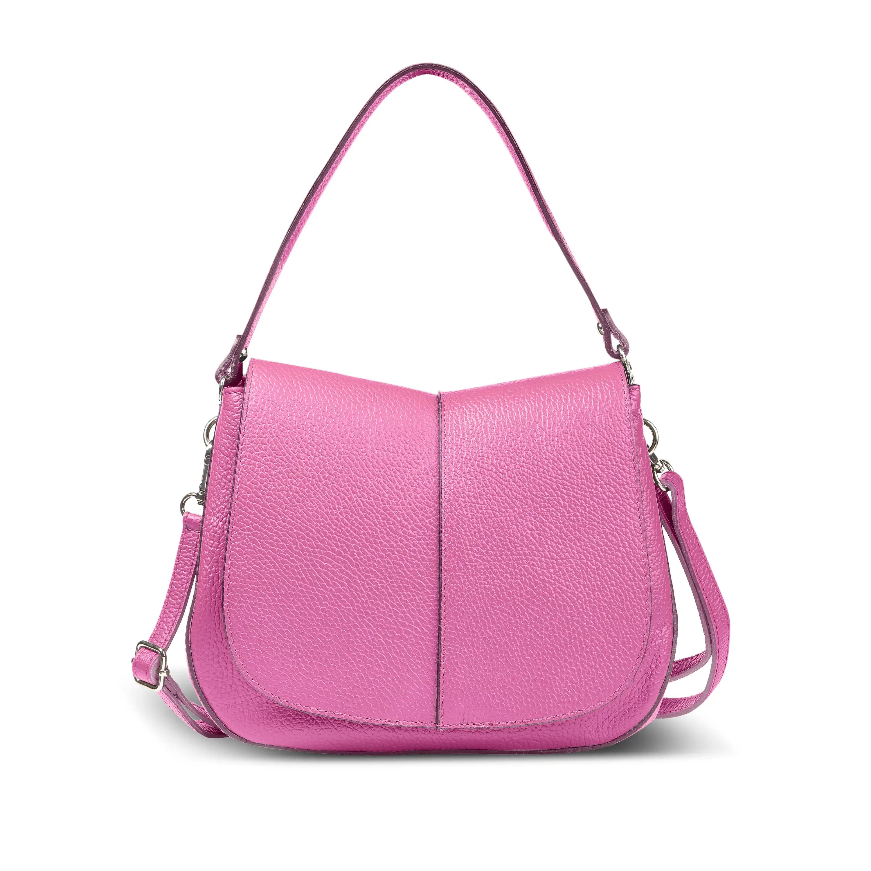 Calf Leather Shoulder Bag 132610 Pink