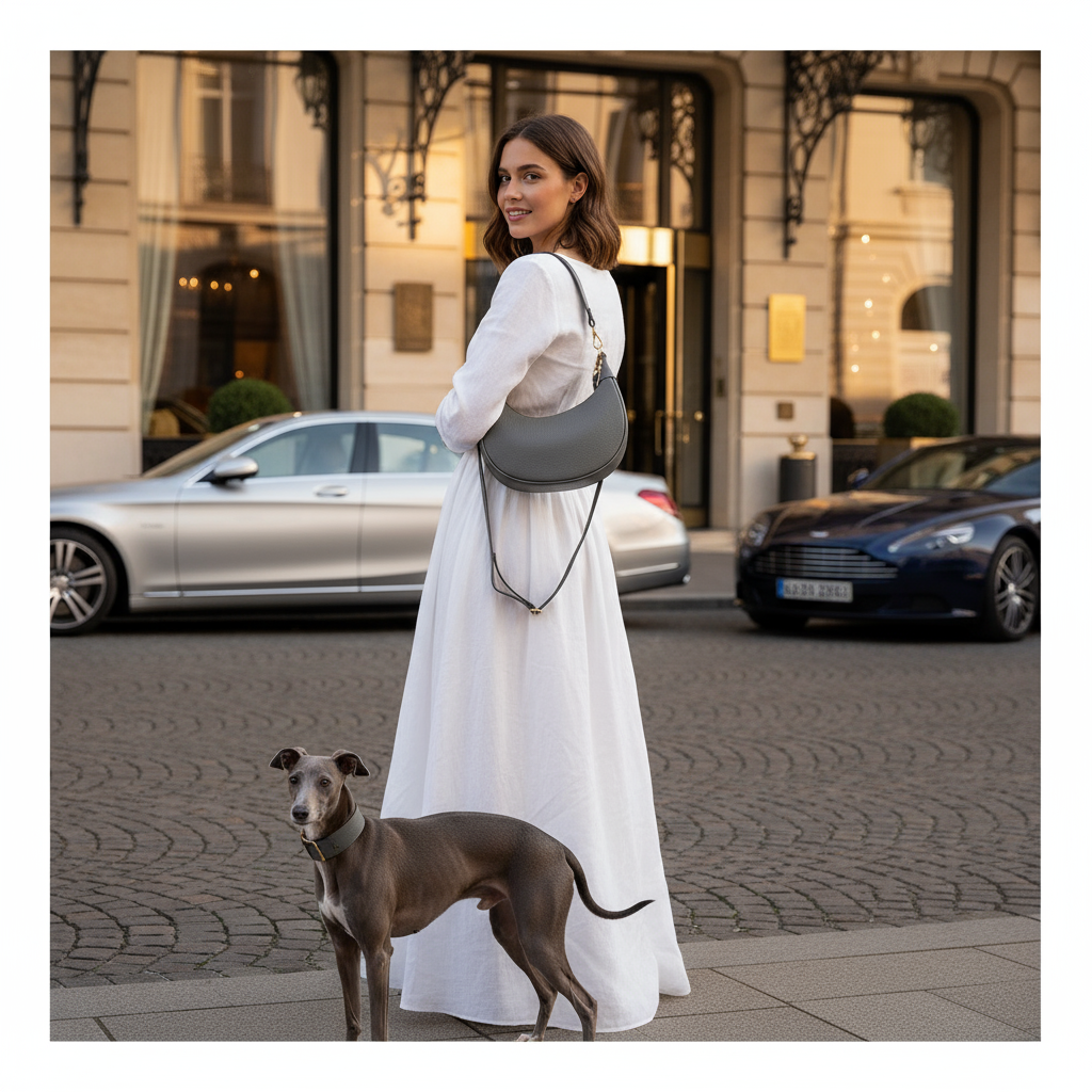 Calf Leather Shoulder Bag 222024