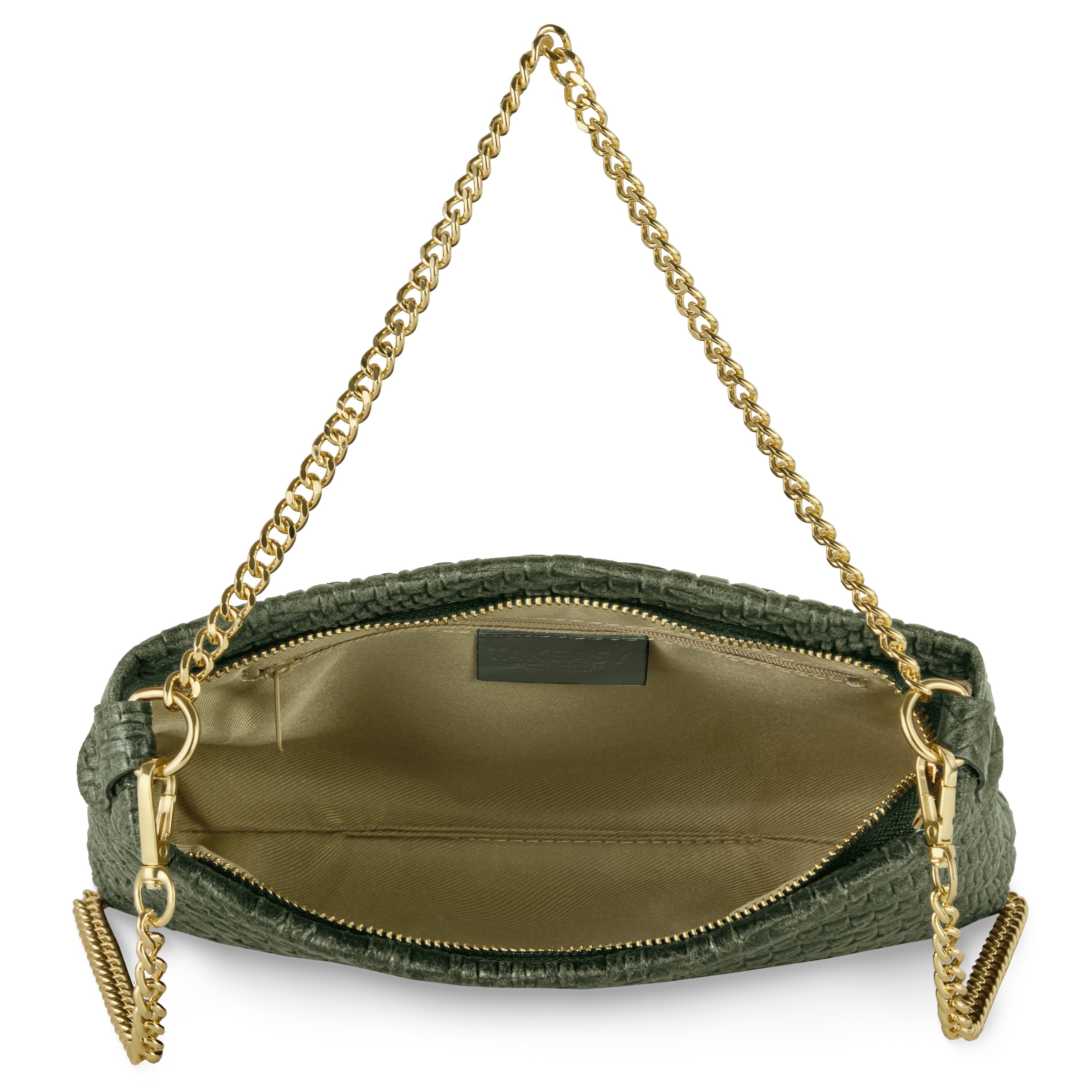 Grid Suede Leather Crossbody Bag 101315