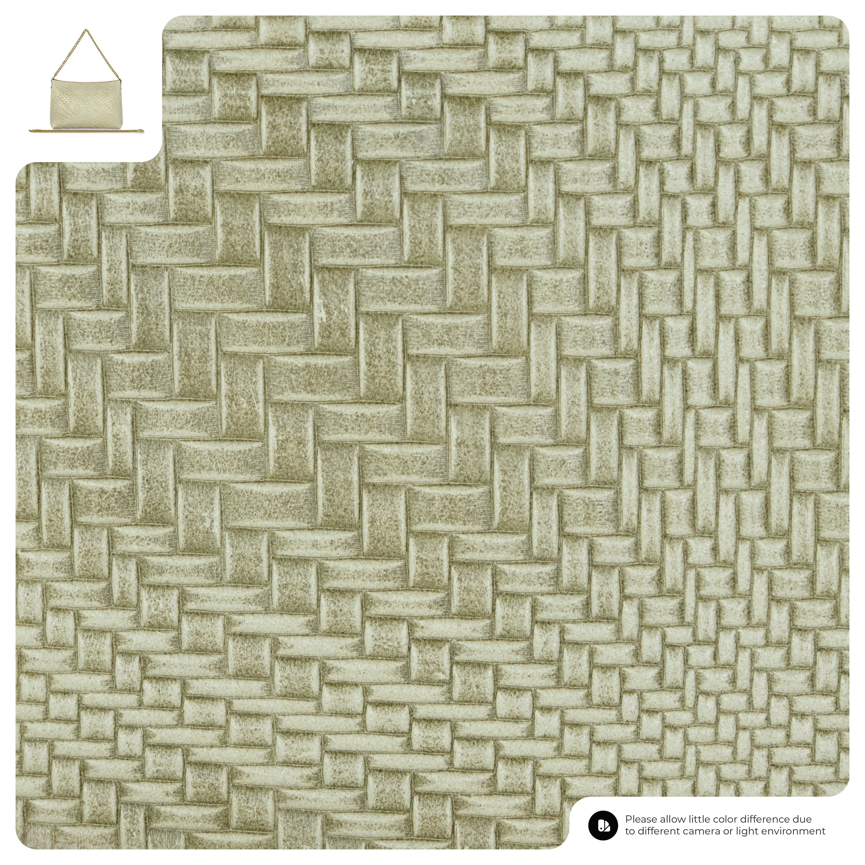 Grid Suede Leather Crossbody Bag 101315