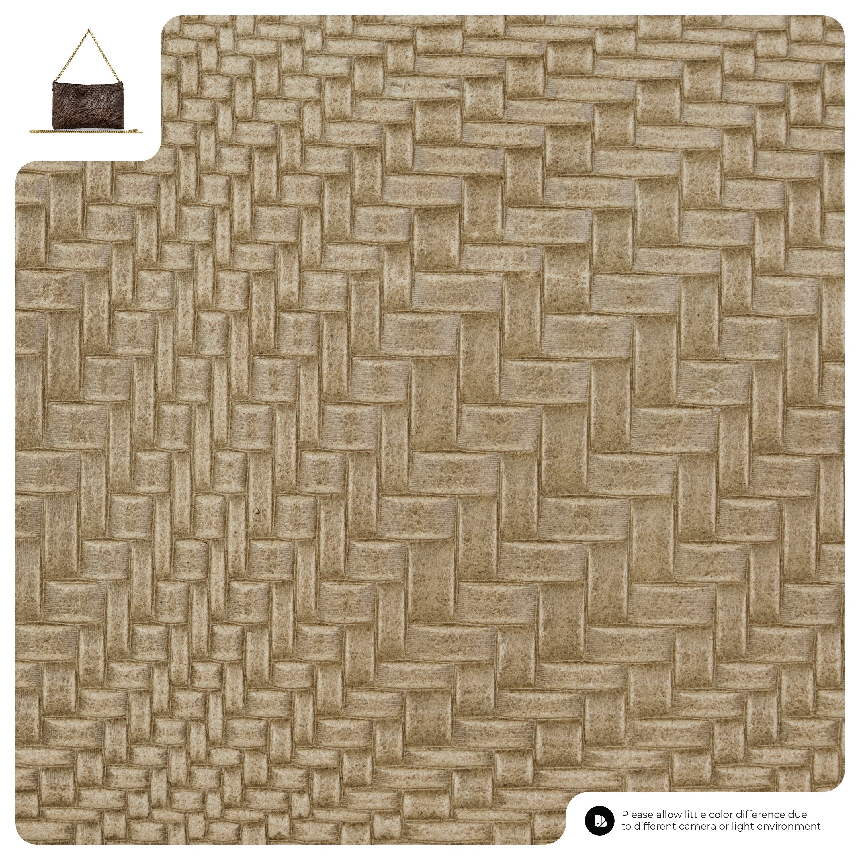 Grid Suede Leather Crossbody Bag 101315 Grid Greige