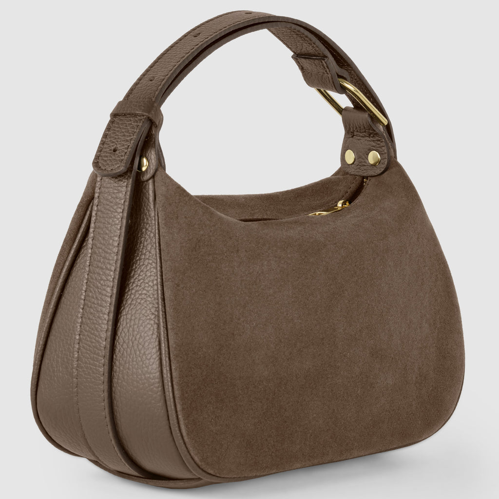 Suede Leather Crossbody Bag 242265