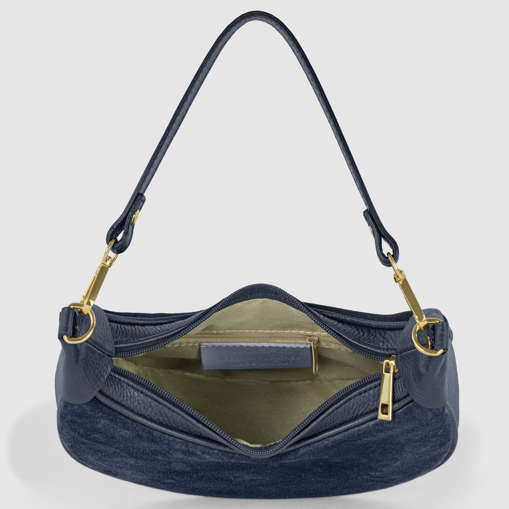 Suede Leather Shoulder Bag 222024